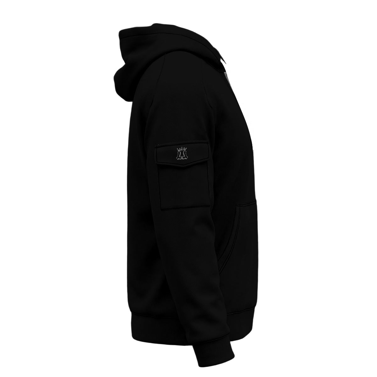 Adult Unisex Sturbridge Softball Half-Zip Hoodie (Black) - Personalized