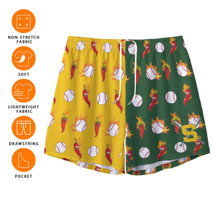 Adult Sturbridge Little League Baseball Shorts - Throwing Heat (no inner liner)