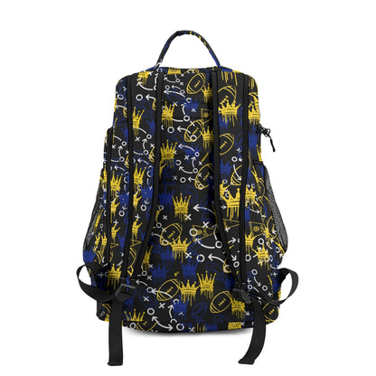 Personalized Football Drippy Crown Sports Bag