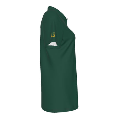 Women's Sturbridge Girls Softball UV Protection Polo - Coach's Green Edition (Personalized)