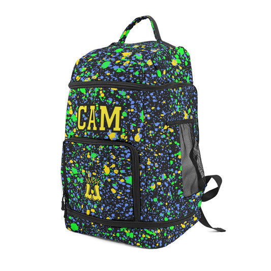 Personalized All-Sports Paint Splatter Sports Bag