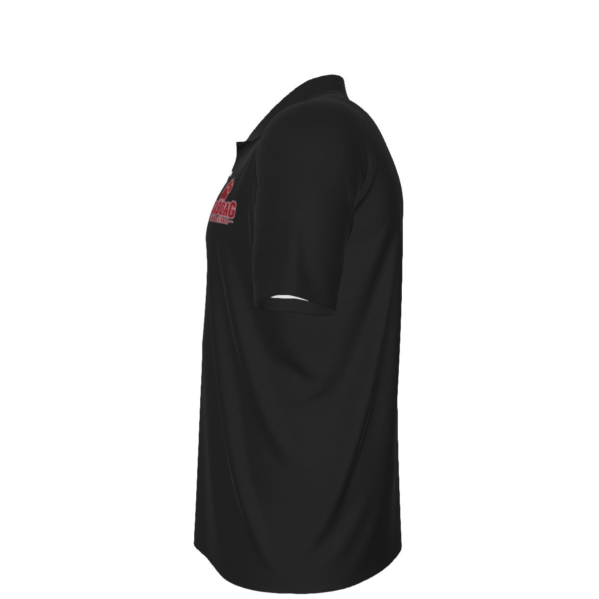 Adult Quaboag Baseball UV Protection Polo = Black