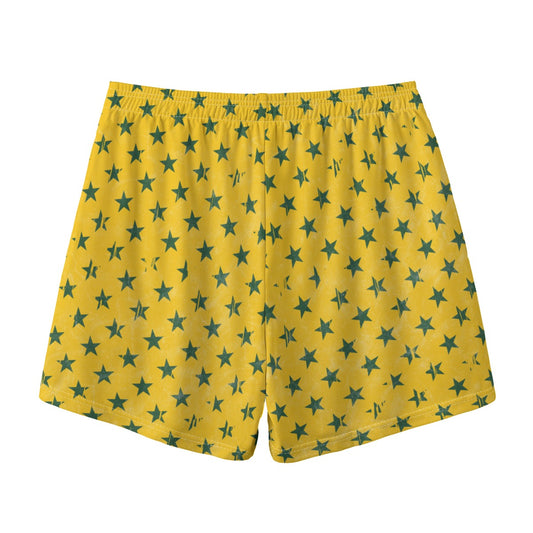 Adult Sturbridge Little League Baseball Shorts - Flag, Vintage Yellow Edition (no inner liner)