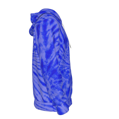 Adult Brimfield Soccer Royal Blue Tie Dye Hoodie