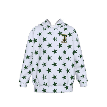 Youth TRYLAX Girl's Flag and Star Hoodie (Personalized)