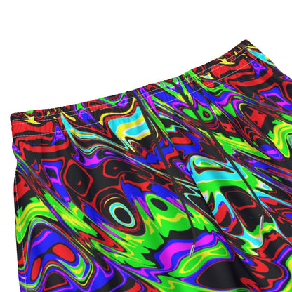 Adult and Teen Glitchy Mesh Shorts