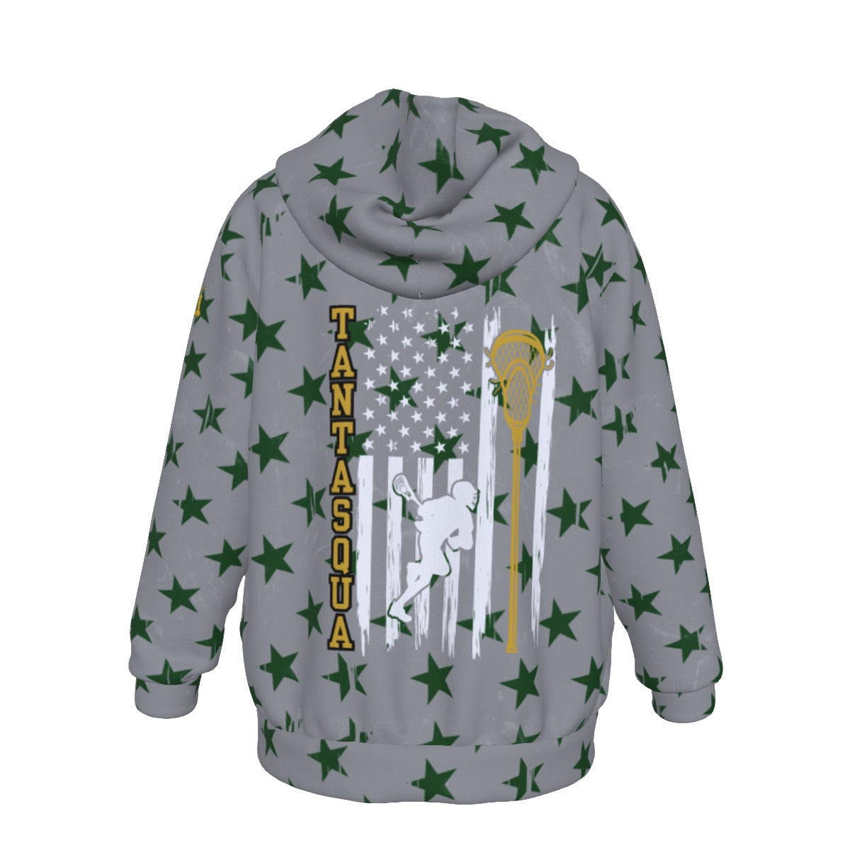 Youth TRYLAX Gray Flag and Stars Hoodie- Boy's Edition (Non-Personalized)