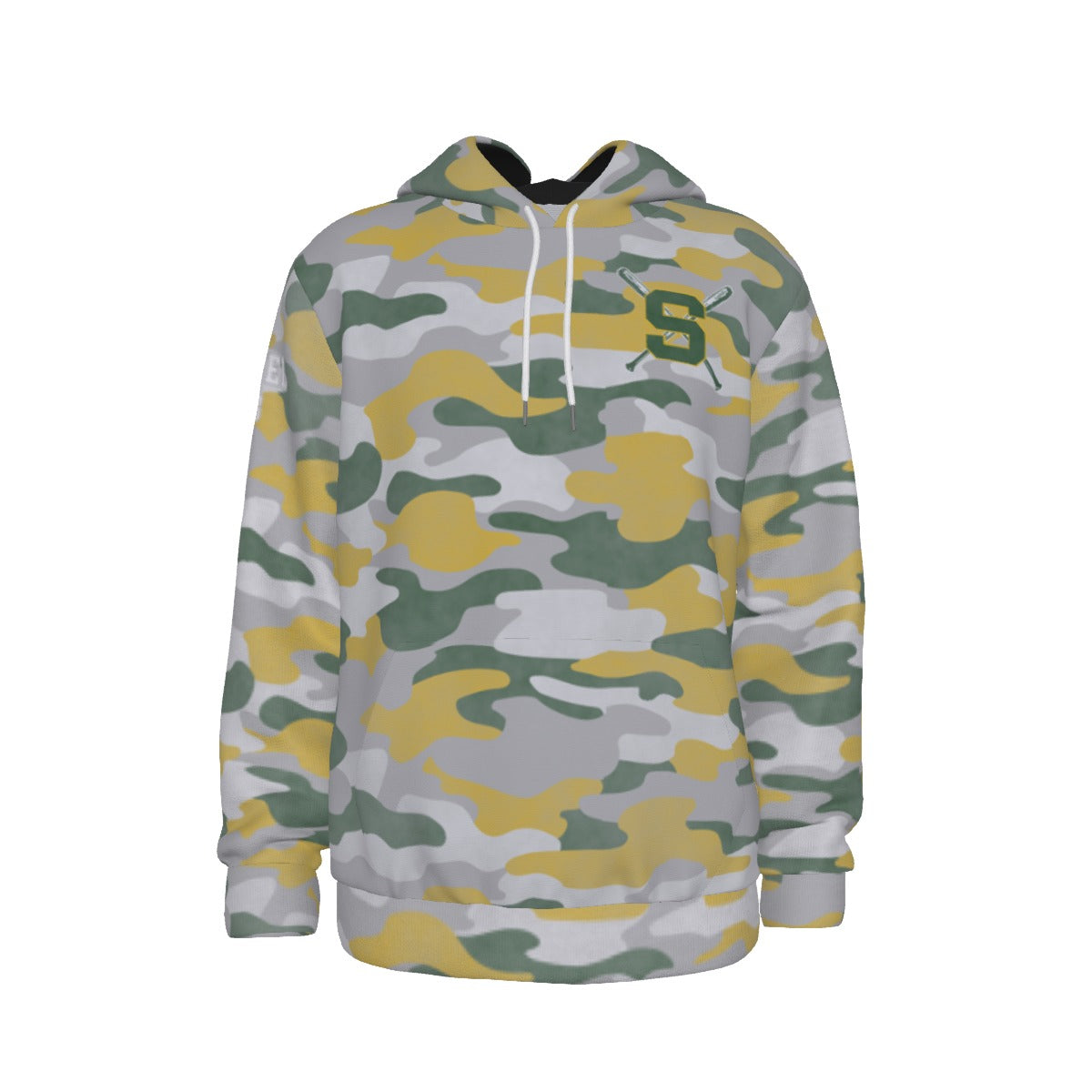 Adult Sturbridge Little League Baseball Vintage Camo Hoodie (Personalized)