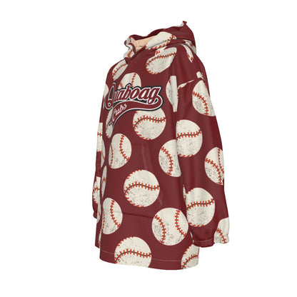 Personalized Youth Quaboag Cubs Blanket Hoodie