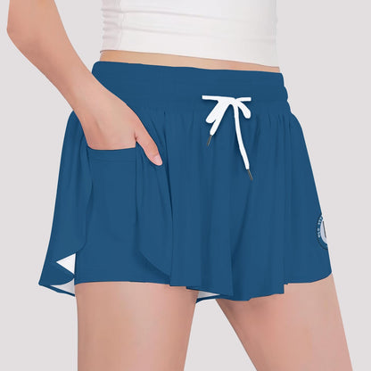 Girls OSA Butterfly Shorts, Navy Edition