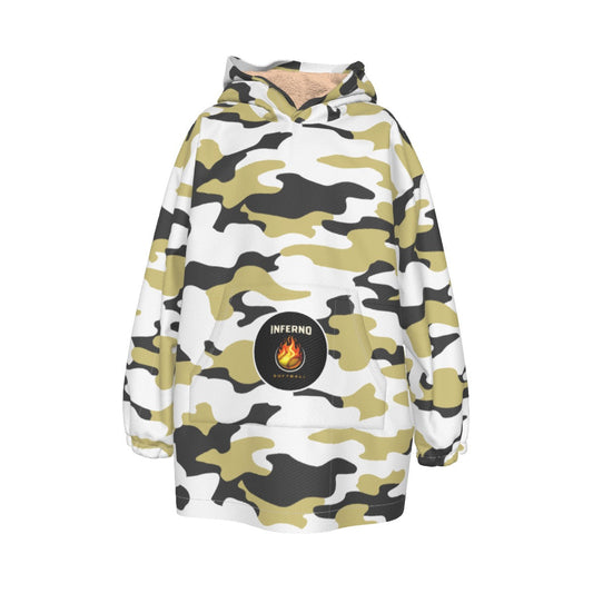 Youth Brimfield Inferno Softball Blanket Hoodie - Camo Edition