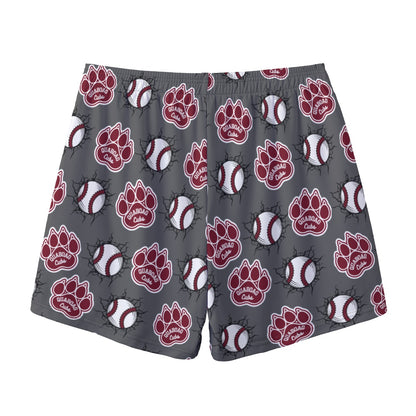 Adult Quaboag Baseball Bear Paw Mesh Shorts