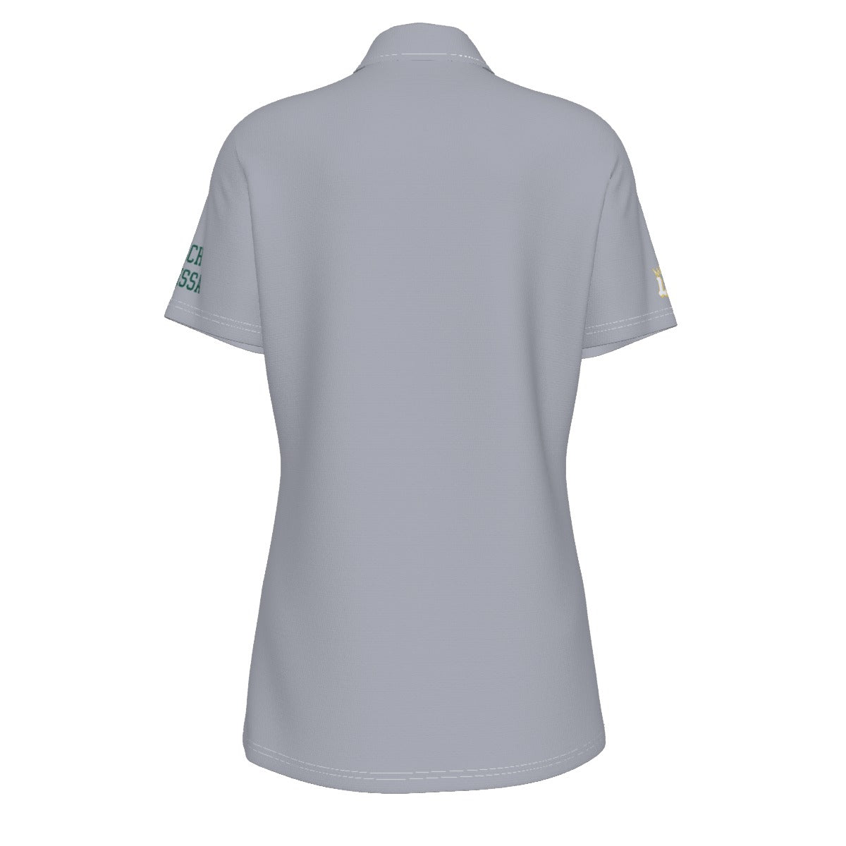 Women's Sturbridge Little League Baseball UV Protection Polo - Coach's Gray Edition (Personalized)