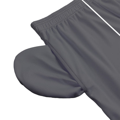 Teen/Adult CMC Gray Mesh Shorts (no inner liner)