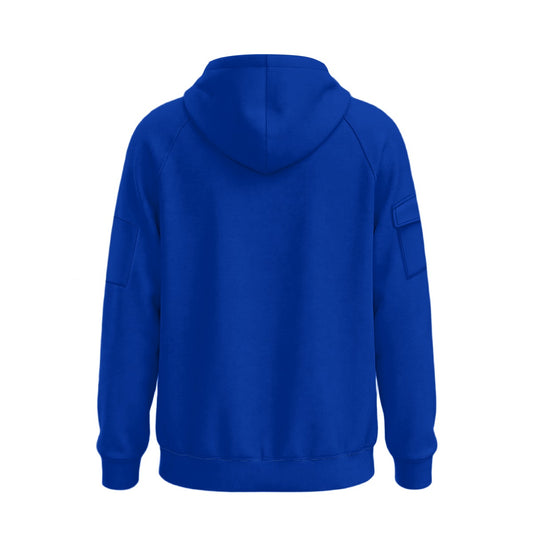 Adult Unisex Brimfield Beasts 1/4-Zip Hoodie - Blue Edition