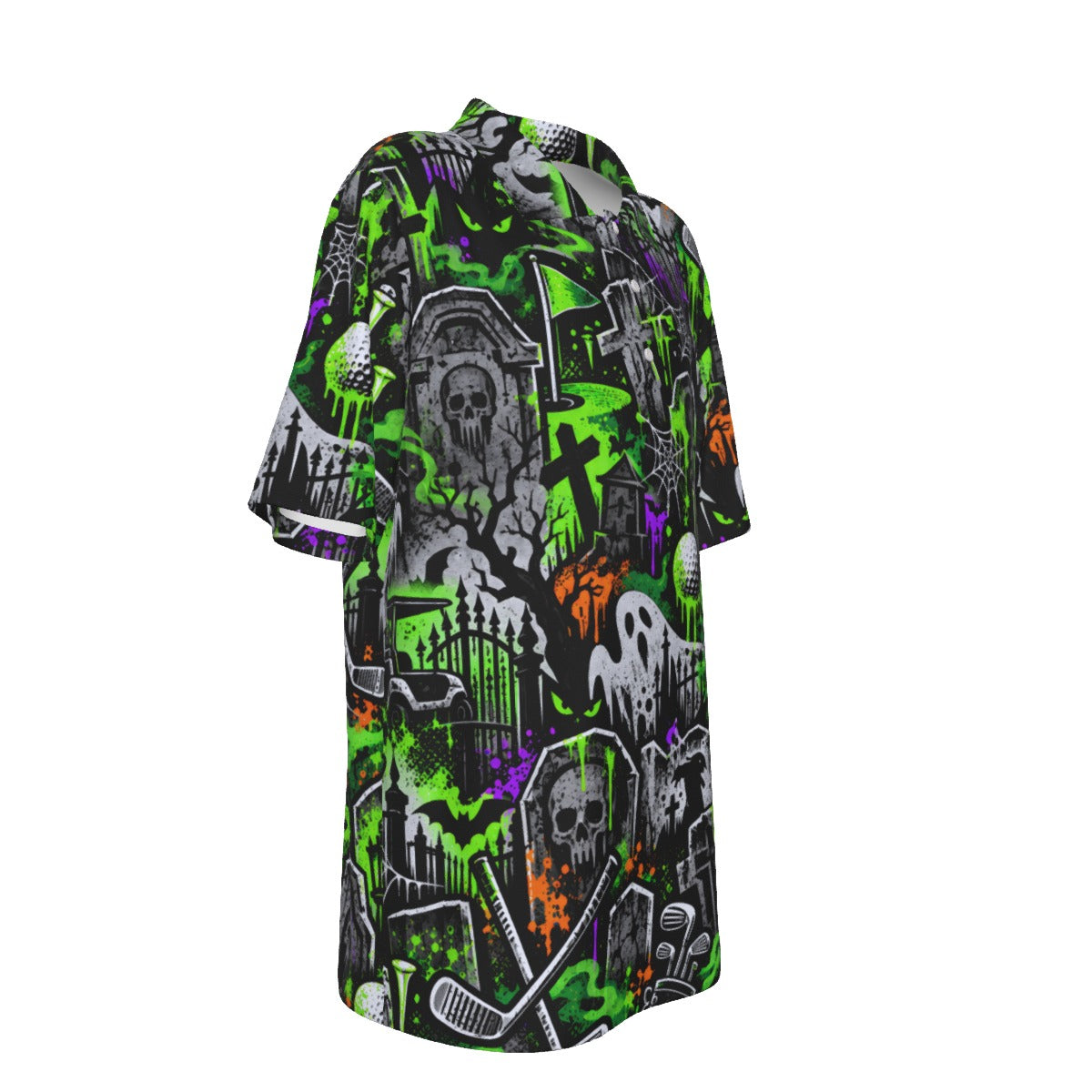 Teen UV Protected Halloween Golf Polo Shirt