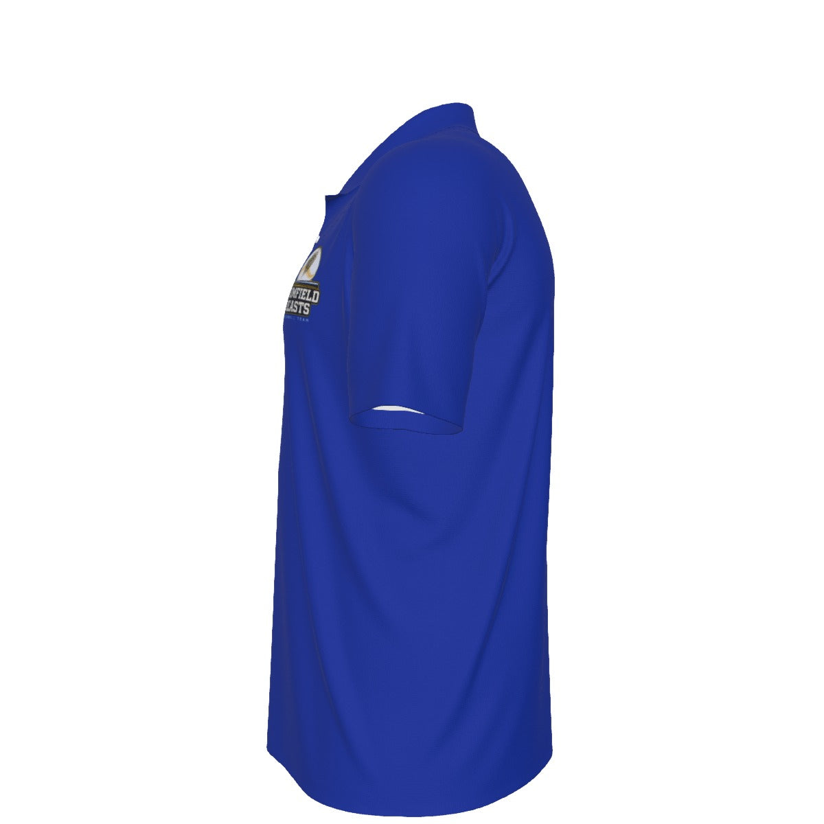 Men's Brimfield Beasts UV Protection Polo - Blue (Non-Personalized)