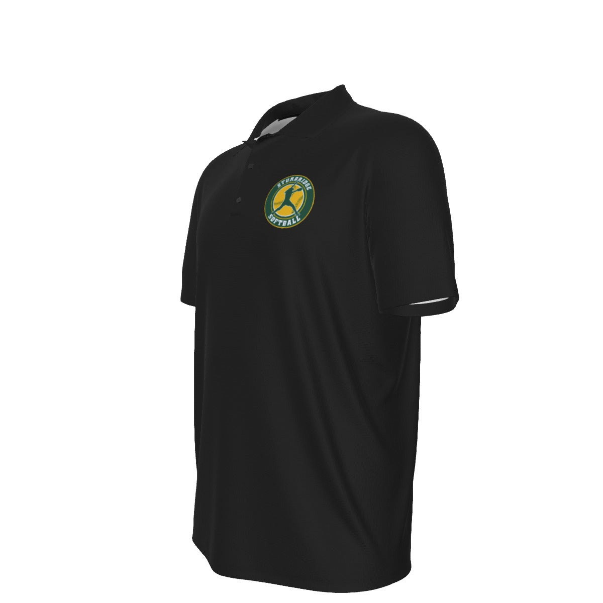 Men's Sturbridge Girls Softball UV Protection Polo - Black Edition (Not Personalized)