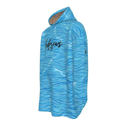 All-Over Print Unisex Sherpa Fleece Hoodie Blanket