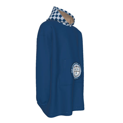 Adult OSA Sherpa Fleece Hoodie Blanket Checkered Edition (Personalization Available)