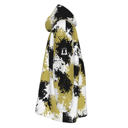 Adult Brimfield Inferno Softball Paint Splatter Blanket Hoodie