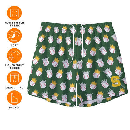Adult Sturbridge Little League Baseball Shorts - Baseball Crowns Edition