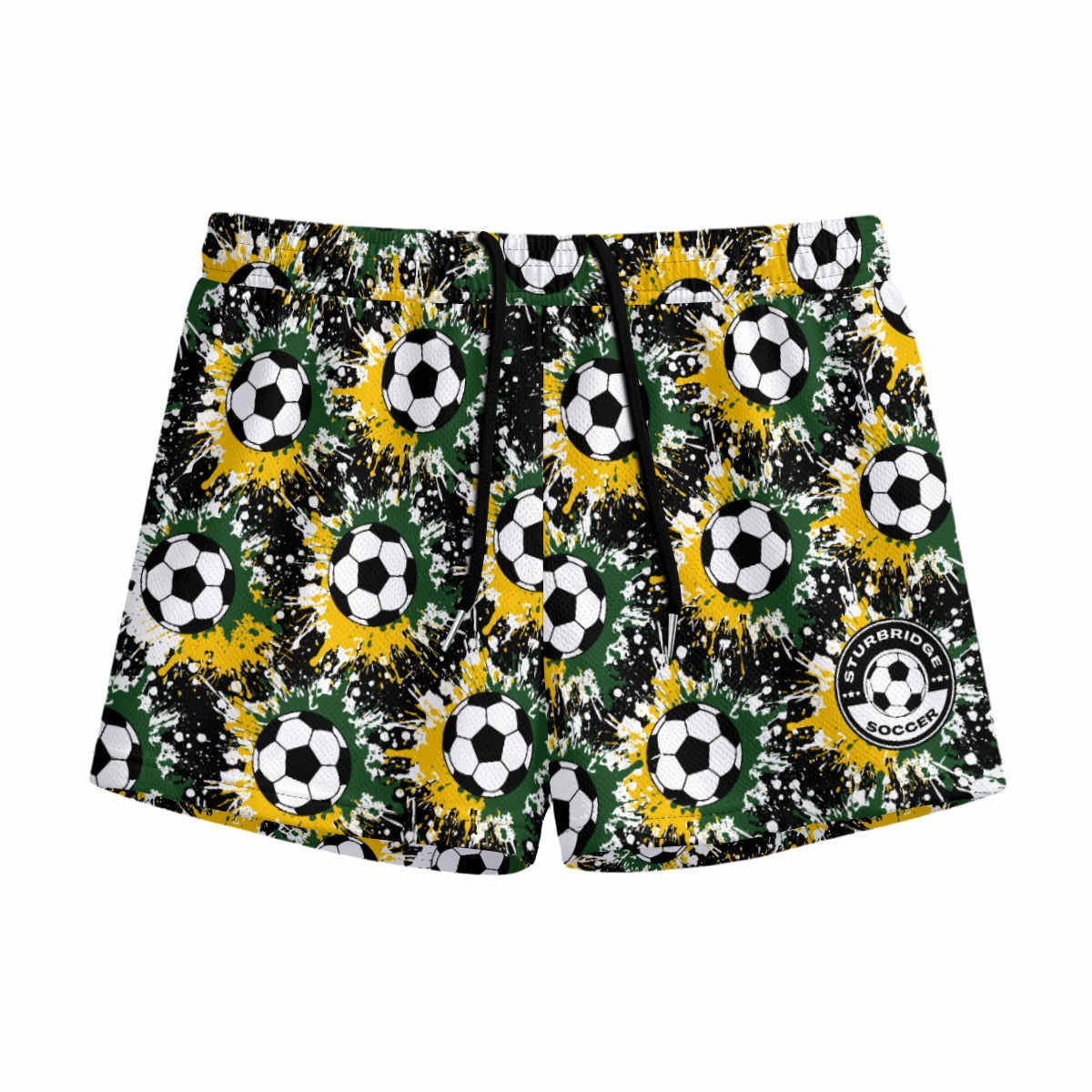Youth Sturbridge Soccer Shorts (Loose Fit, Paint Splatter)