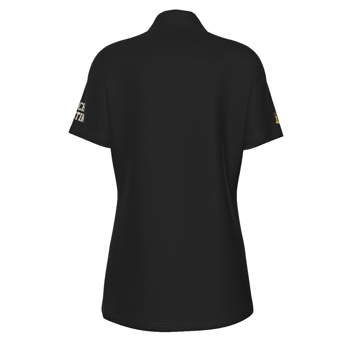 Women's Sturbridge Girls Softball UV Protection Polo - Coach's Black Edition (Personalized)