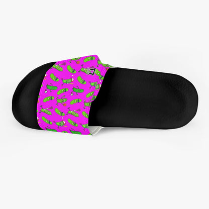 Women's Pink Pickle Sports Slides, Athletic Sandals