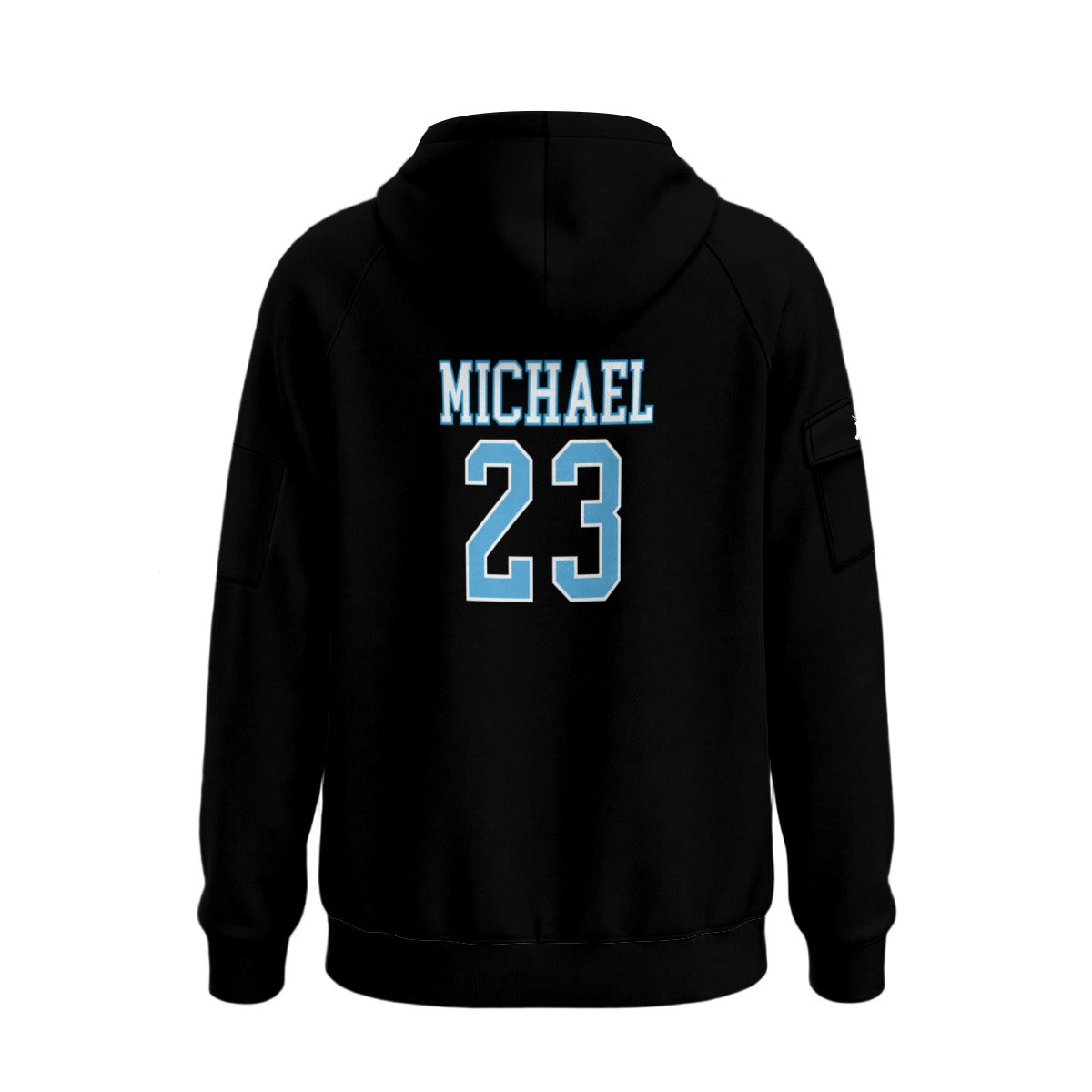 Storm Unisex Adult Half-Zip Hoodie (Black - Personalized)