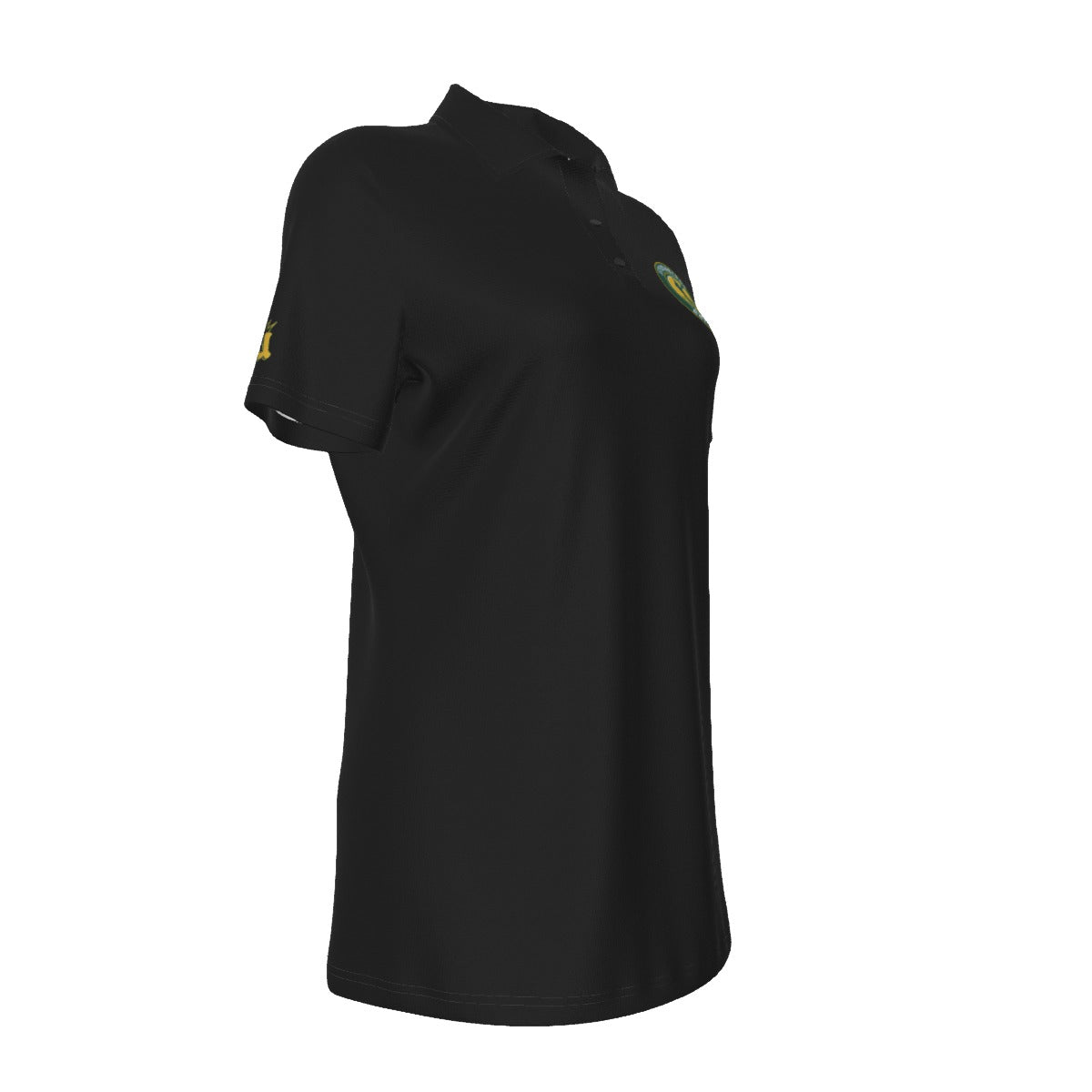 Women's Sturbridge Girls Softball UV Protection Polo - Coach's Black Edition (Personalized)