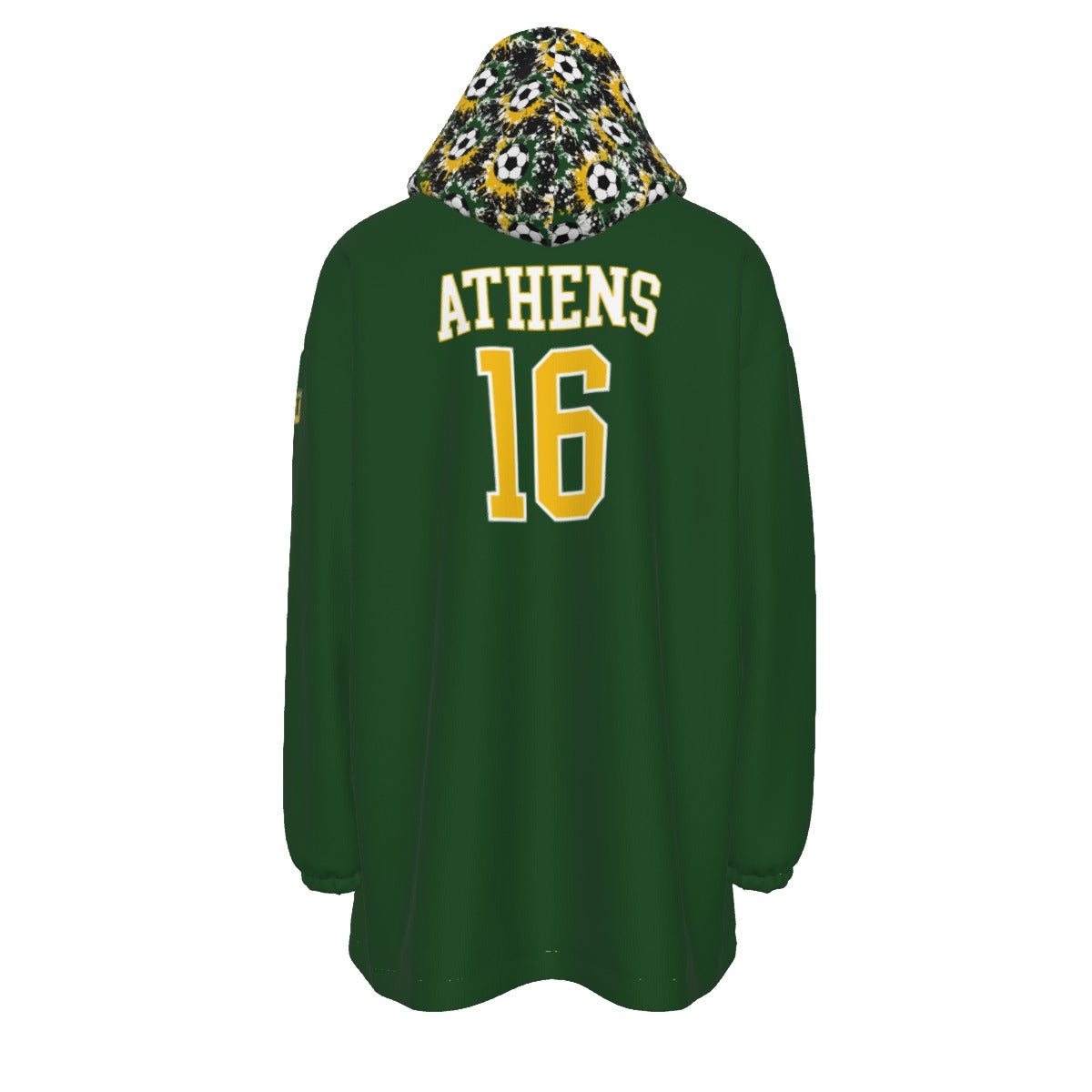 Adult Sturbridge Soccer Sherpa Fleece Hoodie Blanket Checkered Edition (Personalization Available)