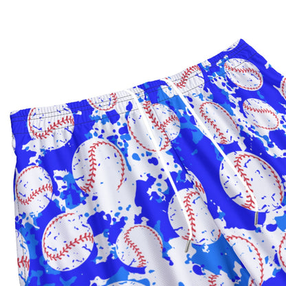 All-Over Print Adult Baseball Shorts