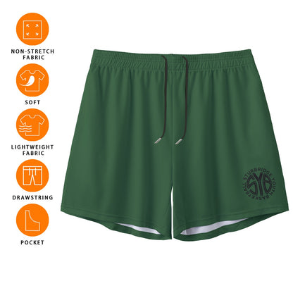 Adult Sturbridge Youth Basketball Mesh Shorts - Green (no inner liner)