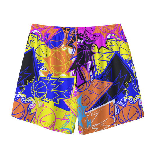 Adult Unisex Colorful Basketball Mesh Shorts