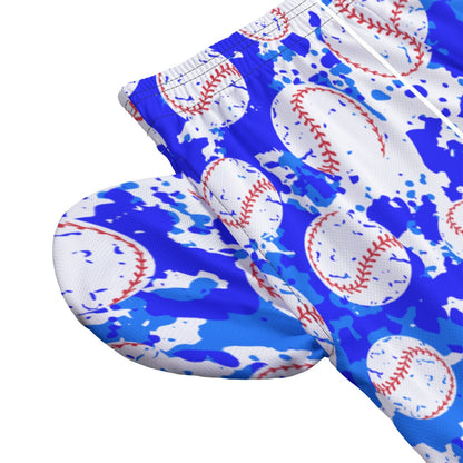 All-Over Print Adult Baseball Shorts