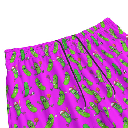 Adult Unisex Mesh Shorts:  Pickle Sporty Design