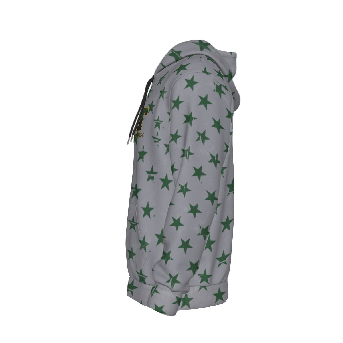 Adult TRYLAX Gray Flag and Stars Hoodie - Girl's Edition (Non-Personalized)