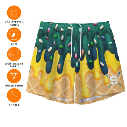 Adult Sturbridge Little League Baseball Mesh Shorts - Ice Cream Drip Edition (no inner liner)