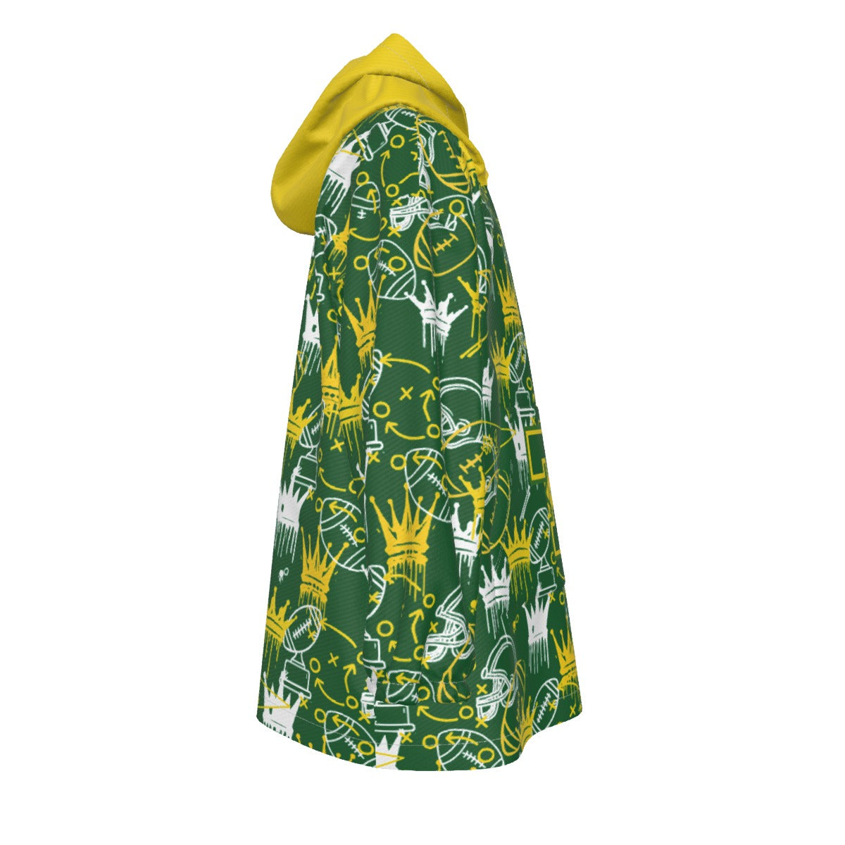 Youth Tantasqua Youth Football Blanket Hoodie - Dripping Crowns Edition (Personalization Optional)