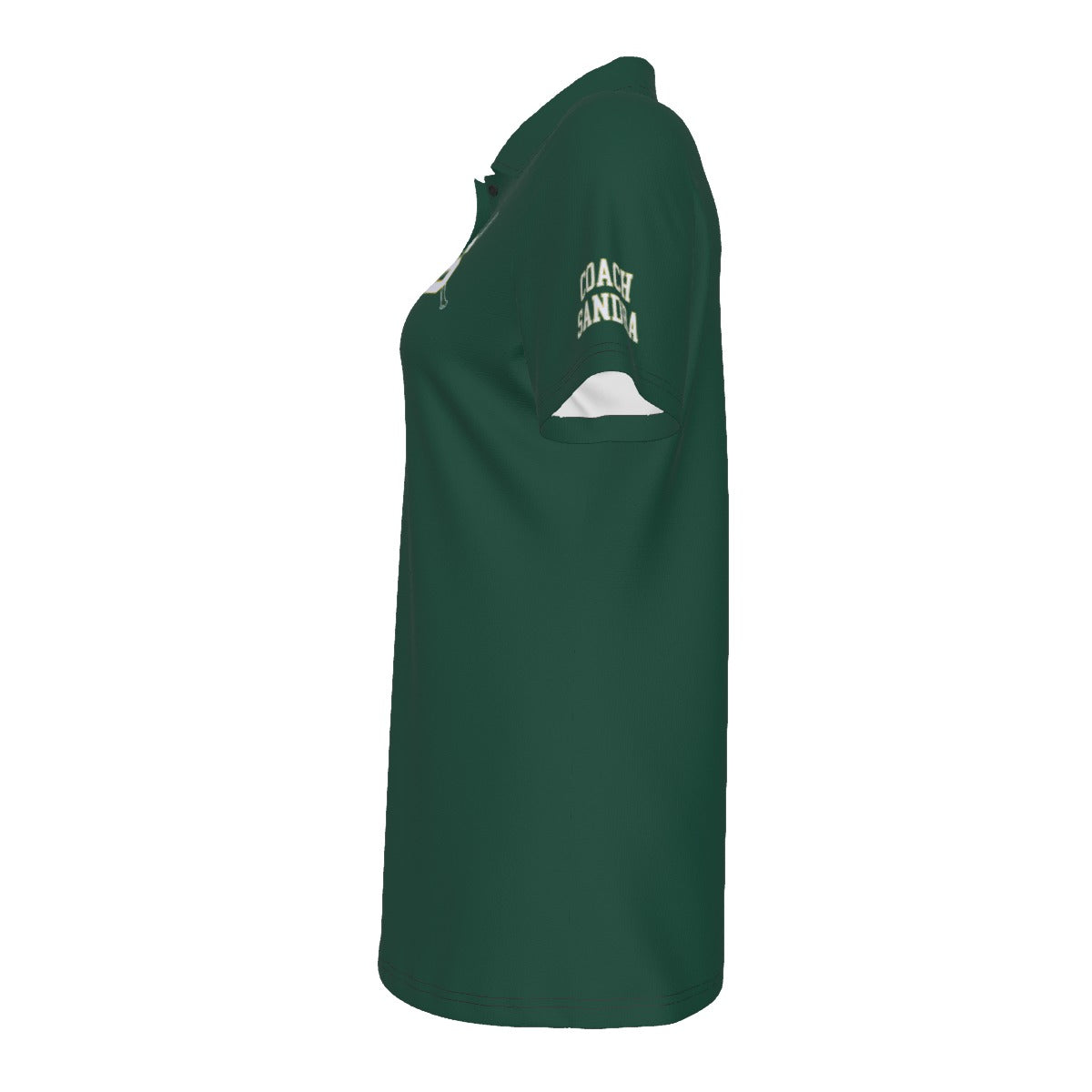 Women's Sturbridge Little League Baseball UV Protection Polo - Coach's Green Edition (Personalized)