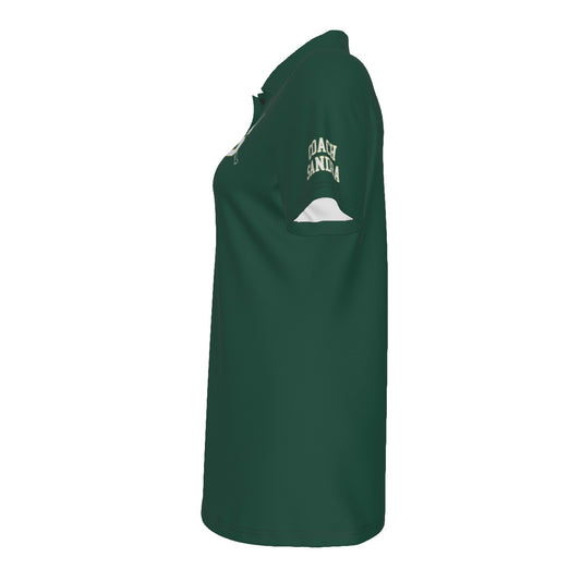 Women's Sturbridge Little League Baseball UV Protection Polo - Coach's Green Edition (Personalized)