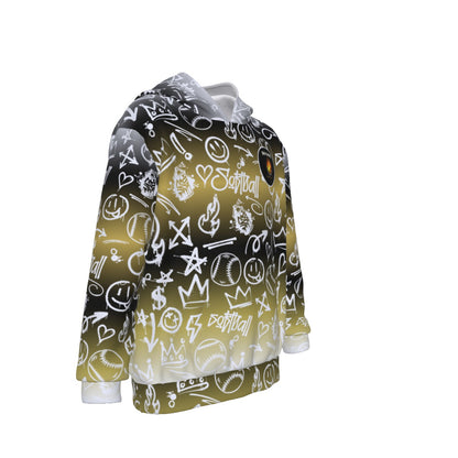 Youth Brimfield Inferno Grafient Graffiti Softball Hoodie