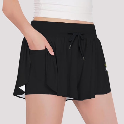 Girls TRYLax Jamboree 2026 Butterfly Shorts-Black