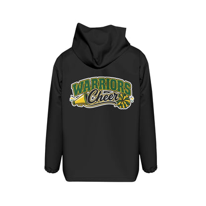 Youth Warriors Cheer Wind/Rain Jacket - Black