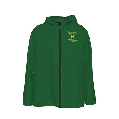 Adult Warriors Cheer Unisex Full Zip Windproof Jacket (Personalized Optional)