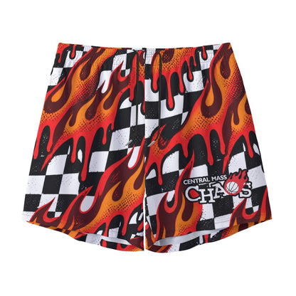 Teen/Adult Chaos Checkered Flame Shorts (no inner liner)