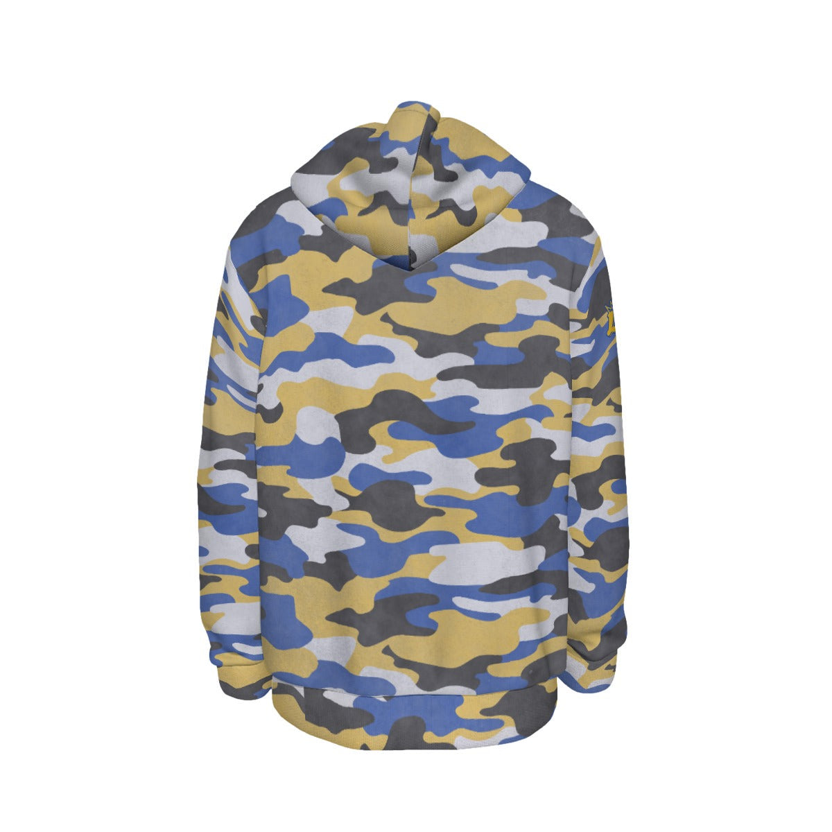 Adult Brimfield Beasts Distressed Camo Fleece Lined Hoodie