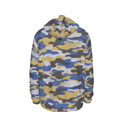 Adult Brimfield Beasts Distressed Camo Fleece Lined Hoodie