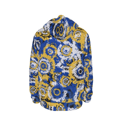 Adult Brimfield Beasts Tie Dye Fleece Lined Hoodie